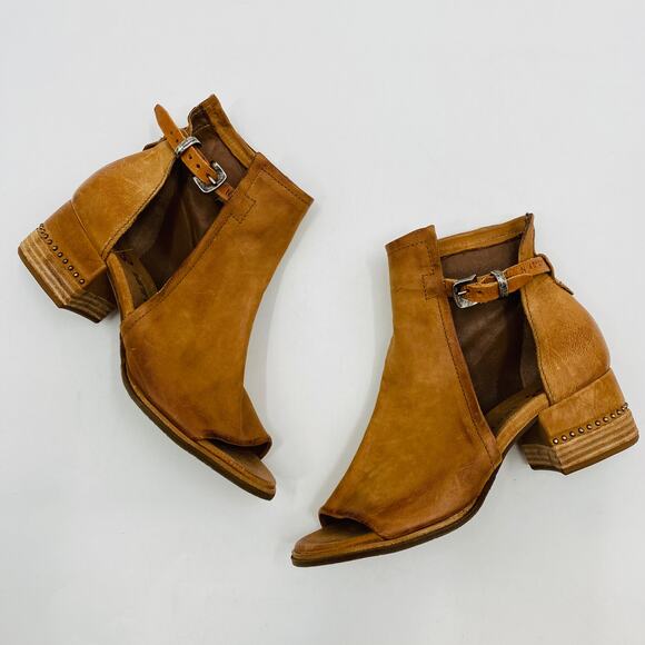 A.S.98 39 Morgan Buckle Bootie Sandals - Picture 1 of 6